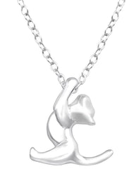 Sterling Silver Cat Necklace