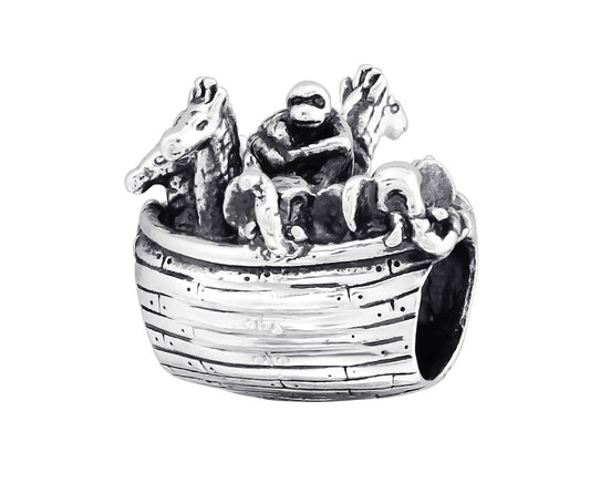 Sterling Silver Animal Boat Bead