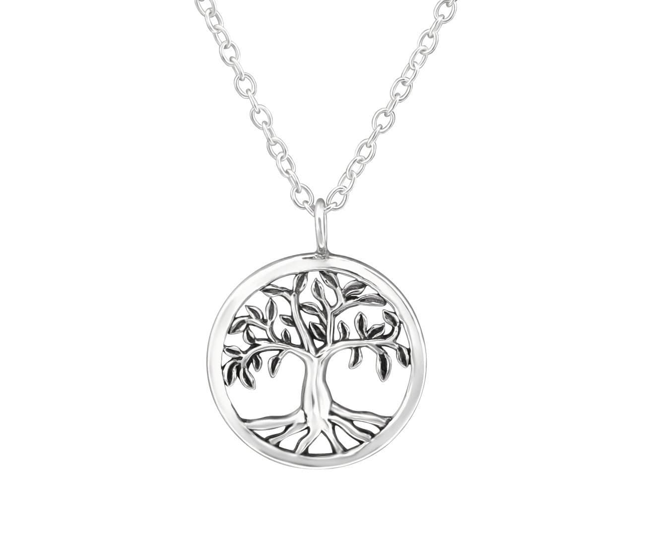 Sterling Silver Tree Of Life Necklace