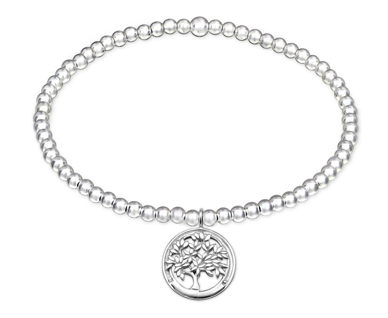 Sterling Silver Tree Of Life Bracelet