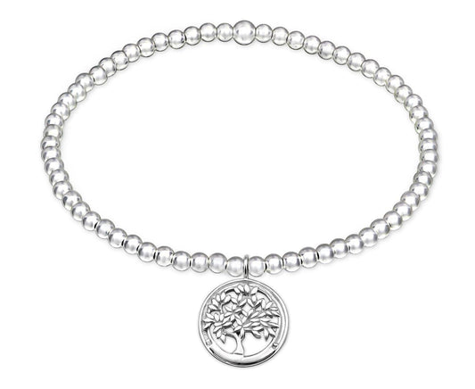 Sterling Silver Tree Of Life Bracelet