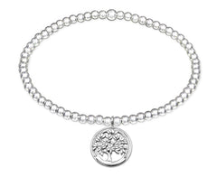 Sterling Silver Tree Of Life Bracelet