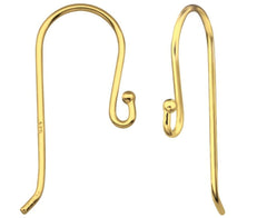 Sterling Silver Thick Earring Fish Hook- Set of 5