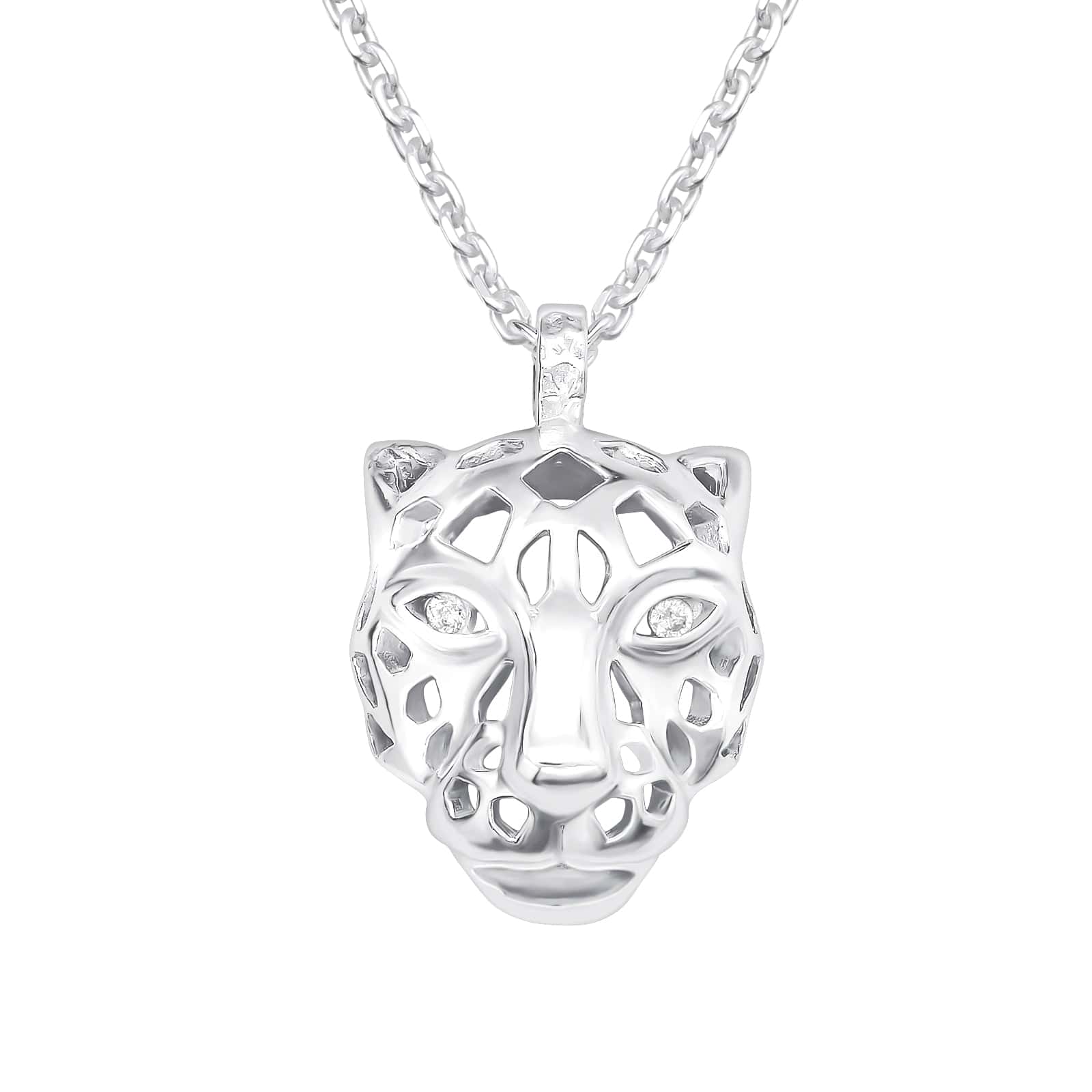 Silver Tiger Necklace