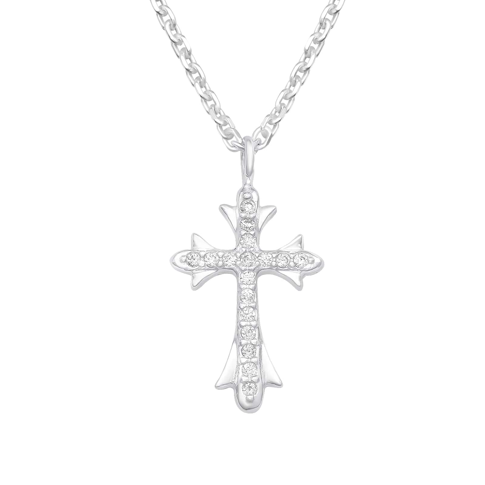 Silver Cross Necklace