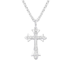 Silver Cross Necklace