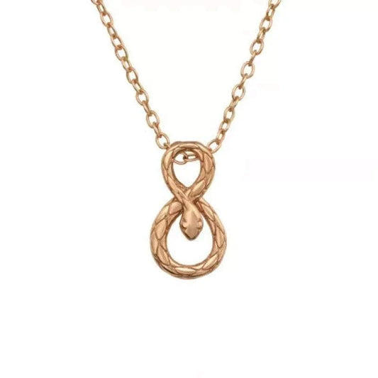 Rose  Gold Snake Necklace for Women