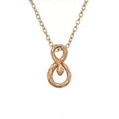 Rose Gold Snake Necklace for Women