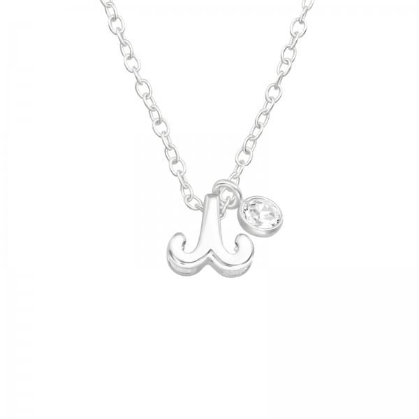 Silver Aries Zodiac Sign Necklace