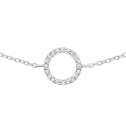 Silver Circle Bracelet