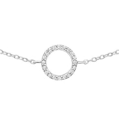 Silver Circle Bracelet