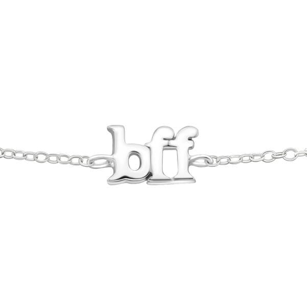 Sterling Silver Bff Bracelet