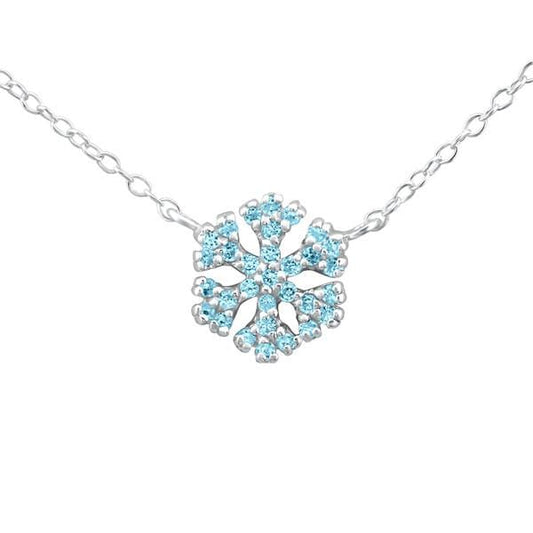 Silver Snowflake Necklace