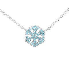 Silver Snowflake Necklace