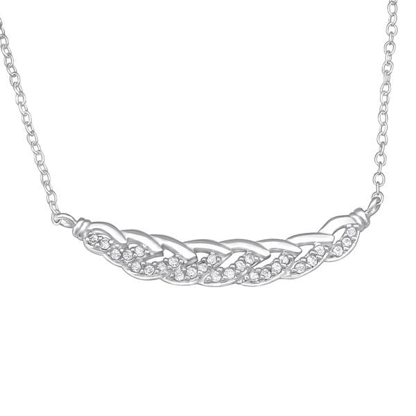 Sterling Silver Braided Necklace