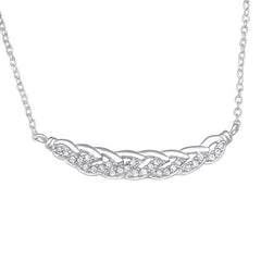 Sterling Silver Braided Necklace