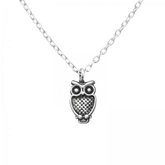 Silver Owl Necklace