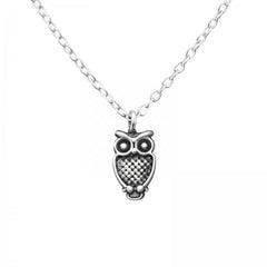 Silver Owl Necklace
