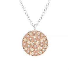 Silver Round Pearl Necklace