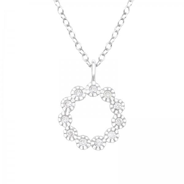 Silver Circle Necklace