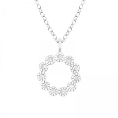 Silver Circle Necklace