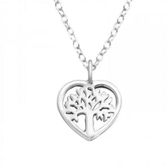 Silver Tree Of Life Necklace