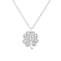 Silver Clover Necklace