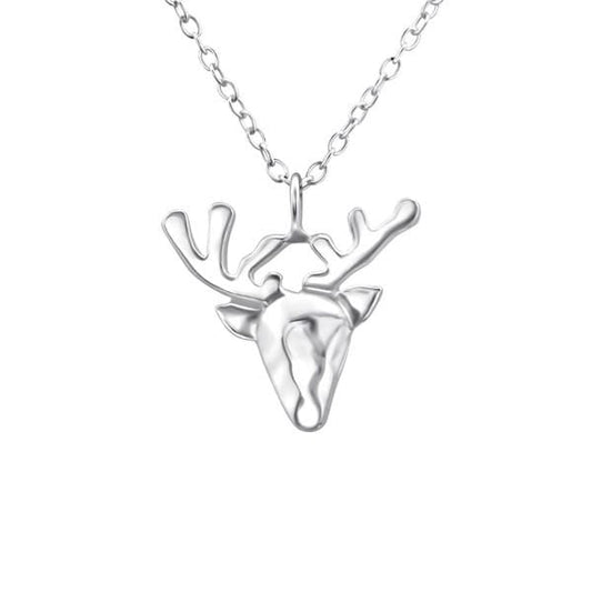 Sterling Silver Origami Necklace