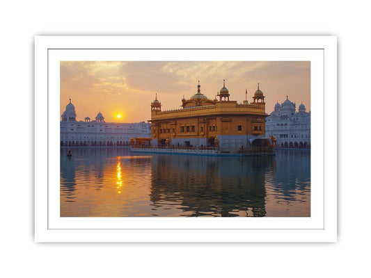 Golden Temple Frame Art
