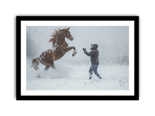 Playing With Horse