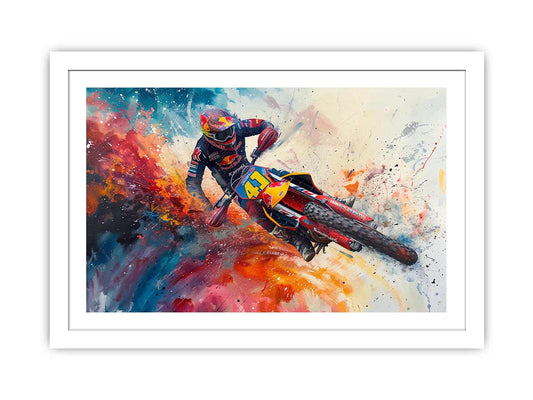 Bike Race Art print
