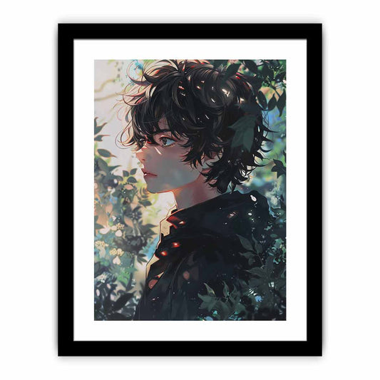 Anime Boy Framed Print