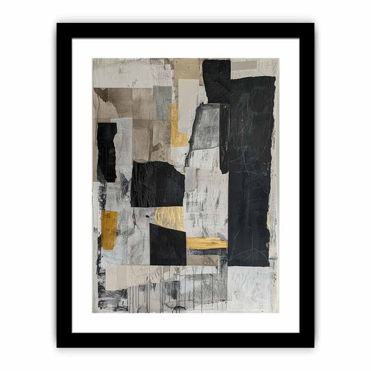 Abstract Shapes Framed Print