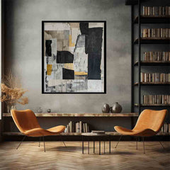 Abstract Shapes Framed Print