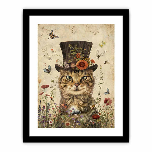 Cute Cat Framed Print