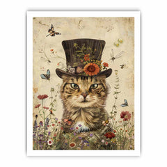 Cute Cat Framed Print