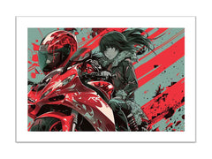 Anime Byke Framed Print