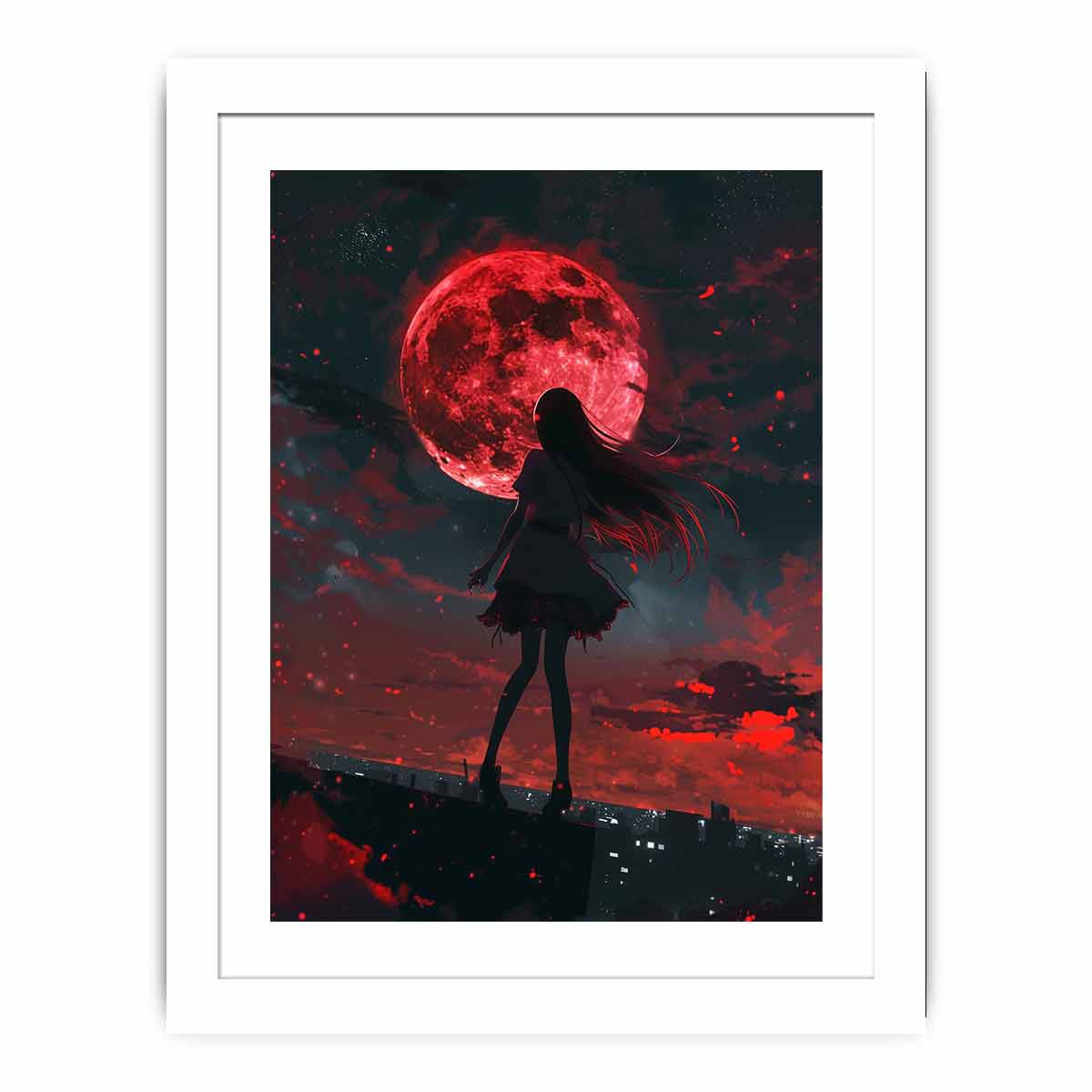 Moon Walk Framed Print