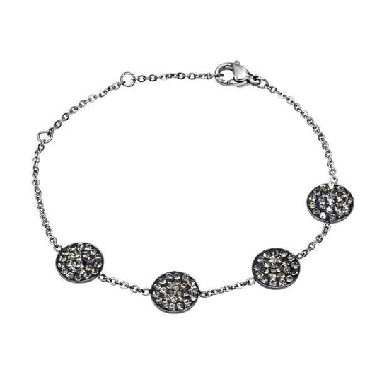 Women Steel Disk Bracelet