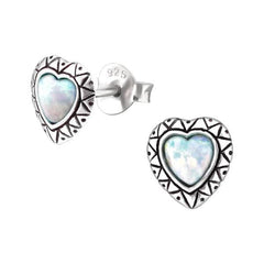 Heart Stud Earrings