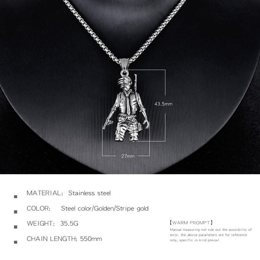 Stainless Steel Games Necklace