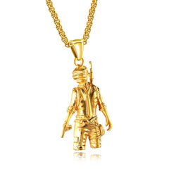 Stainless Steel Games Necklace