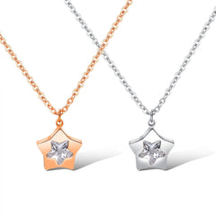 Stainless Steel Star Necklace