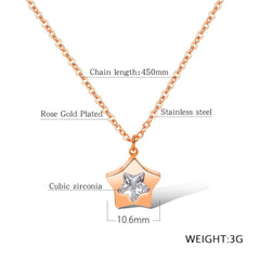 Stainless Steel Star Necklace