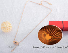 Stainless Steel Love Eye Necklace