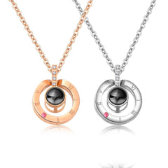 Stainless Steel Love Time Necklace