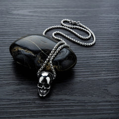 Stainless Steel Skull Necklace