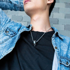 Stainless Steel Skull Necklace