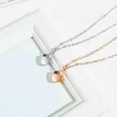 Stainless Steel Love Heart Necklace