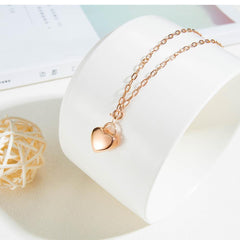 Stainless Steel Love Heart Necklace